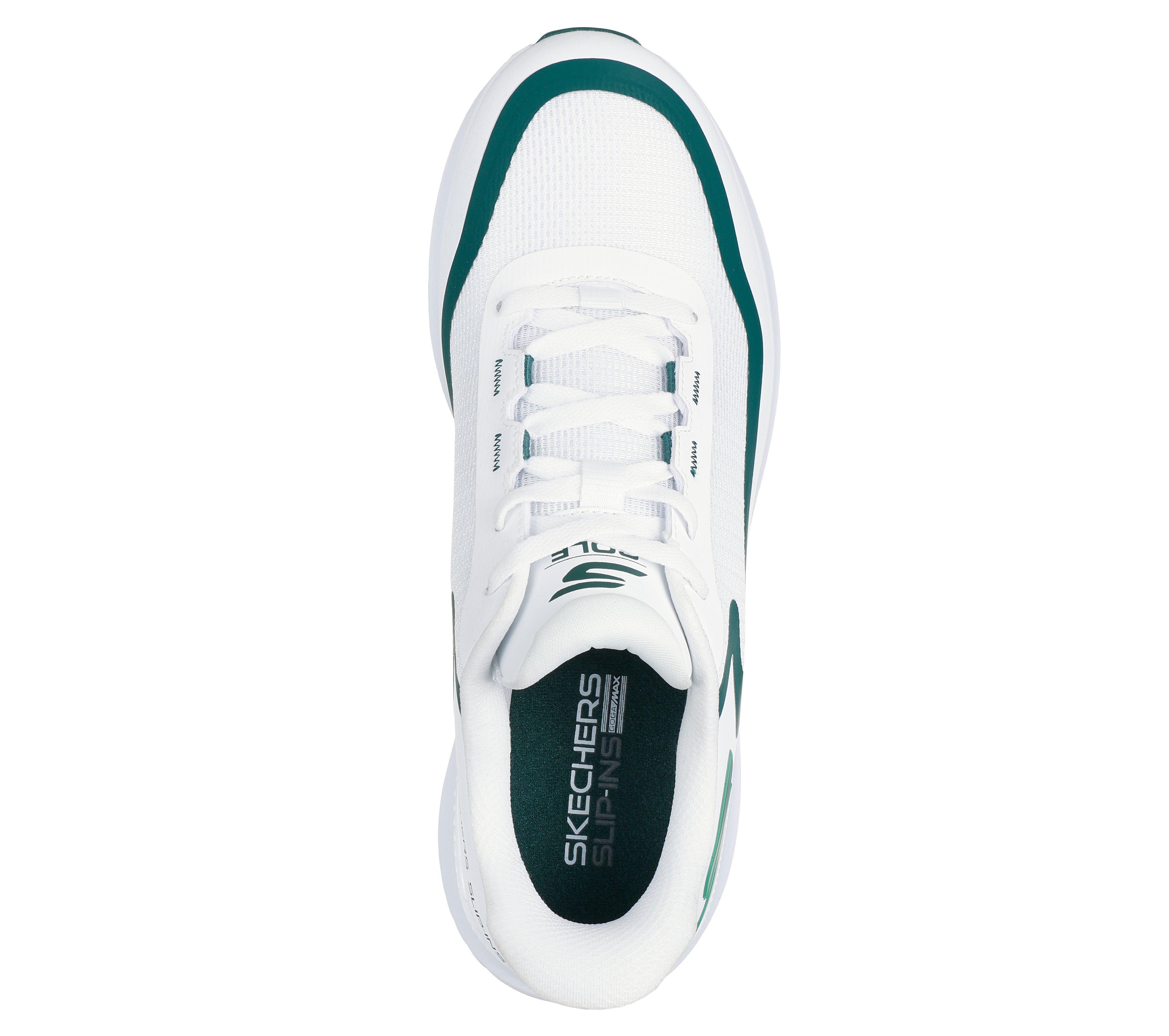 Men's Go Golf Flight Slip'In Spikeless Golf Shoe - White/Green