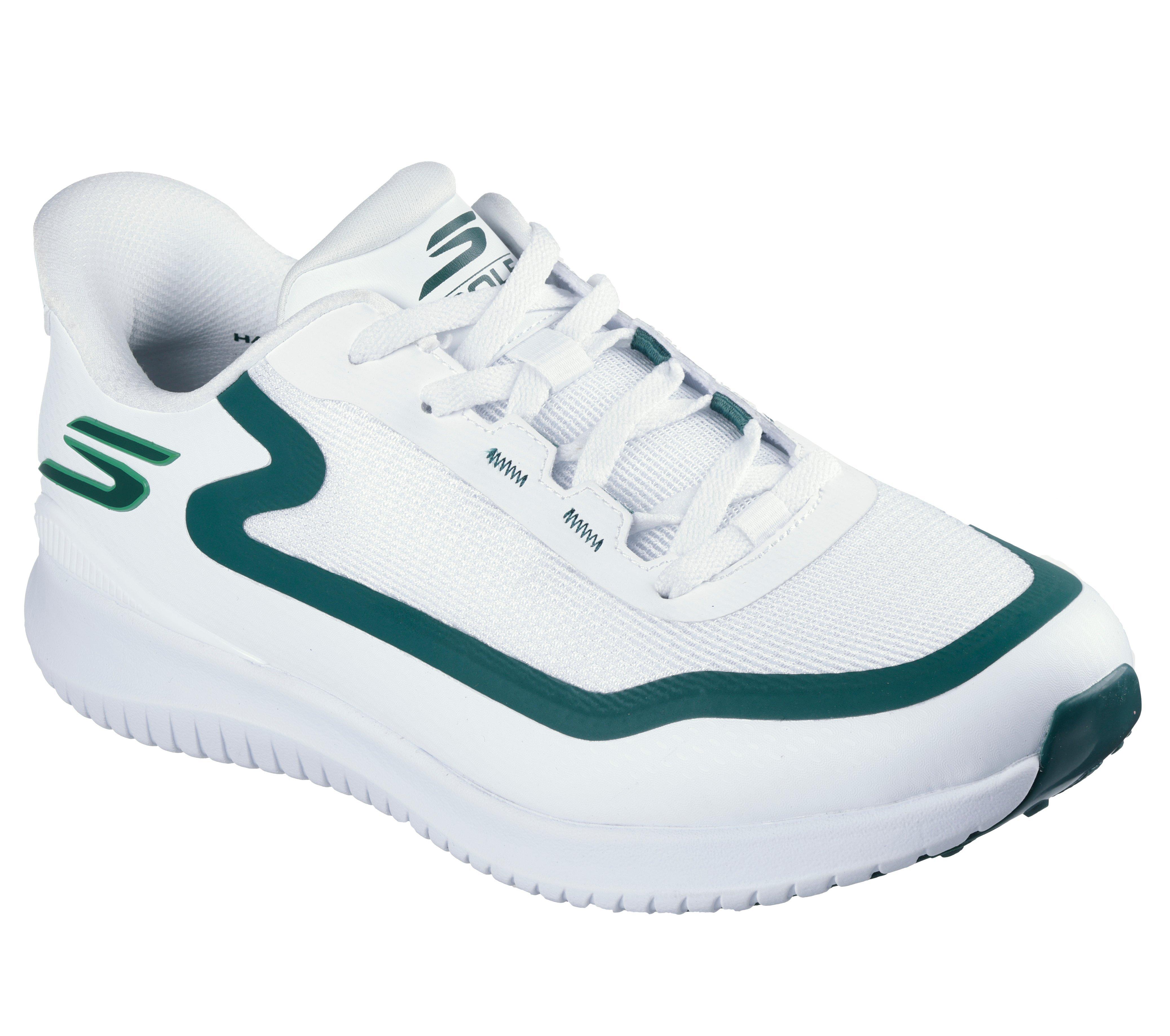 Men's Go Golf Flight Slip'In Spikeless Golf Shoe - White/Green