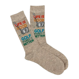 Men's Life is Good Crew Sock K-BELL
