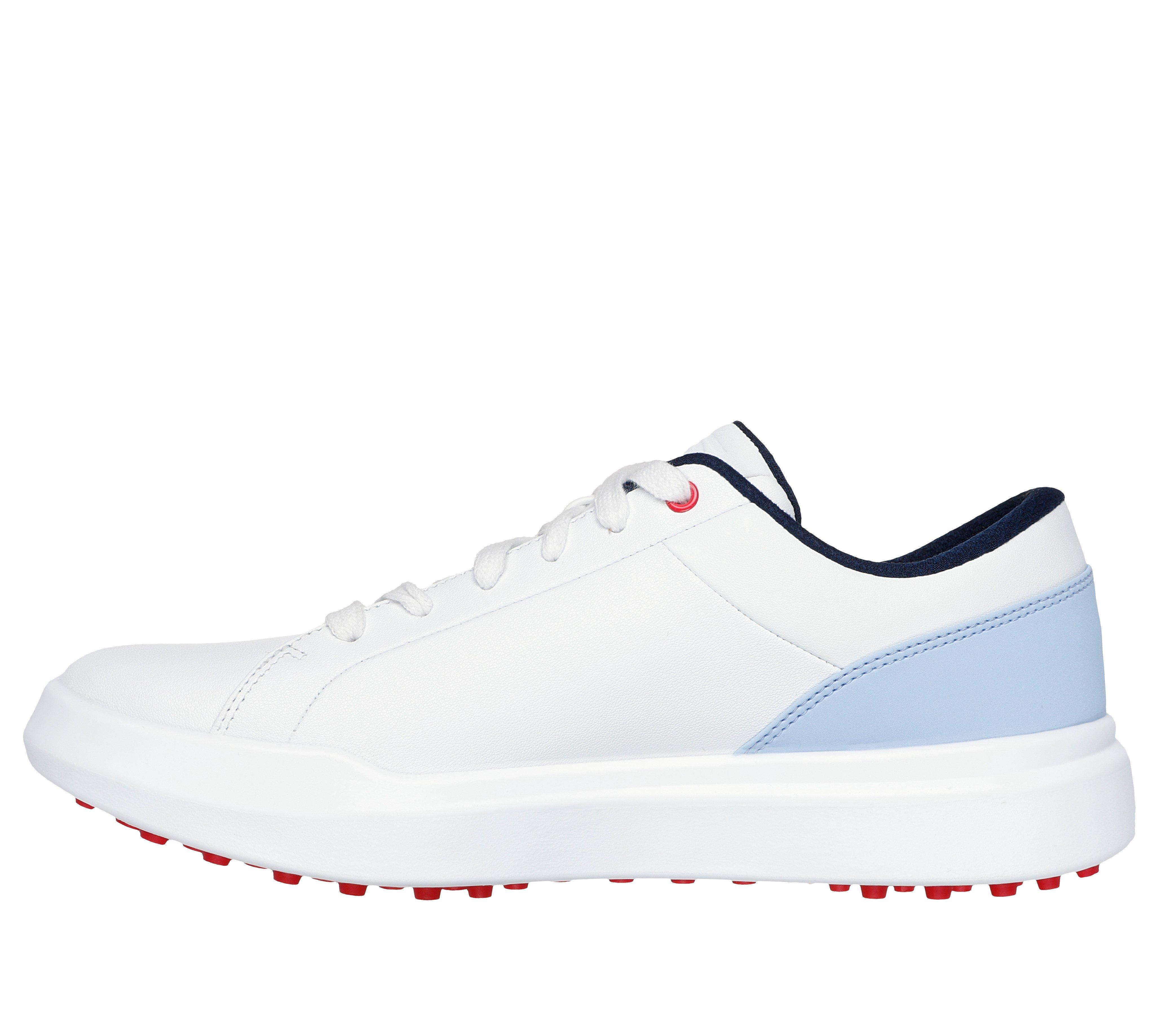 Women's Go Golf Drive 6 Spikeless Shoe - White/Light Blue
