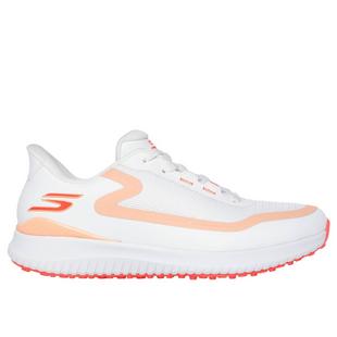 Prior Generation - Women's Go Golf Flight Spikeless Golf Shoe - White/Coral SKECHERS