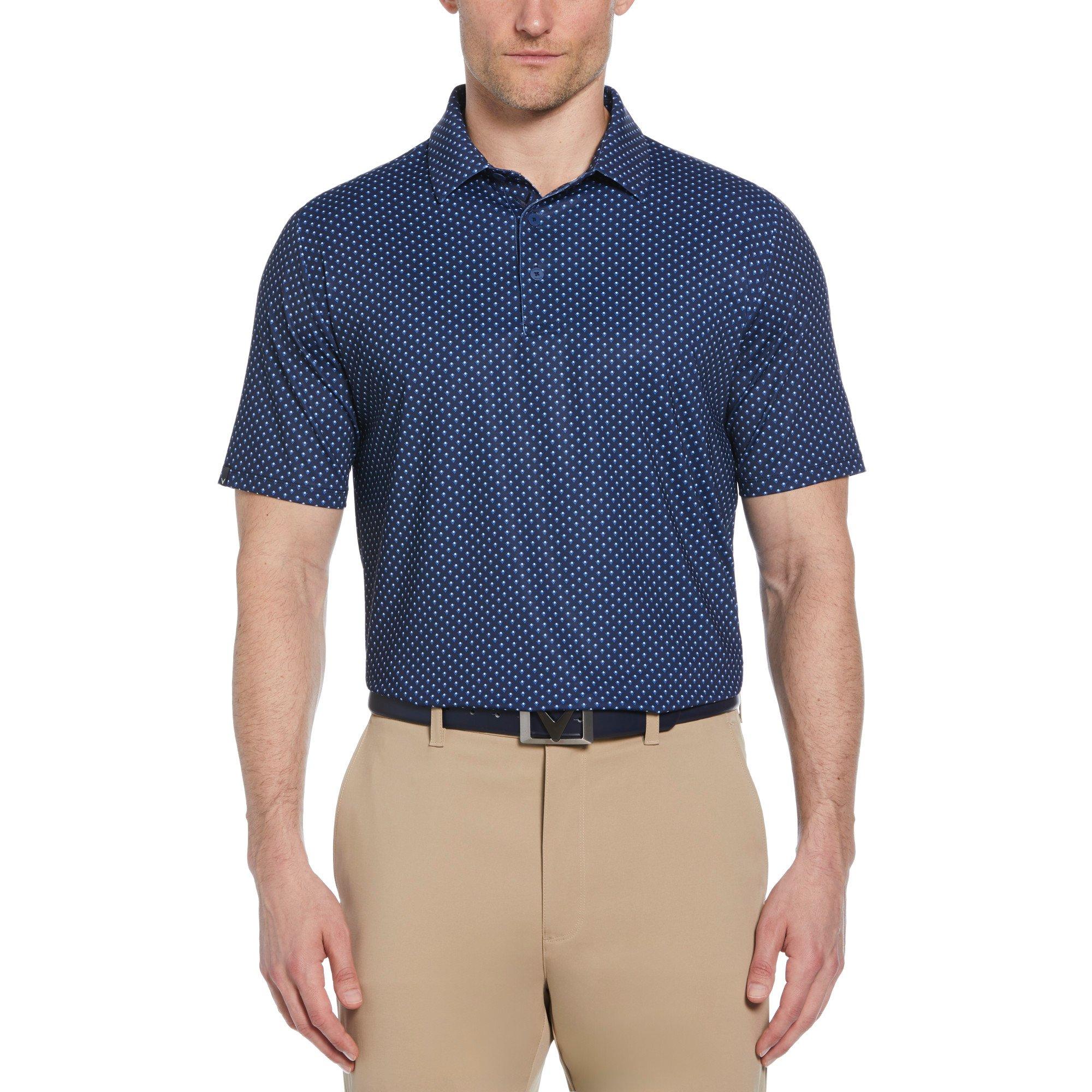 Men's Trademark Chev Print Short Sleeve Polo
