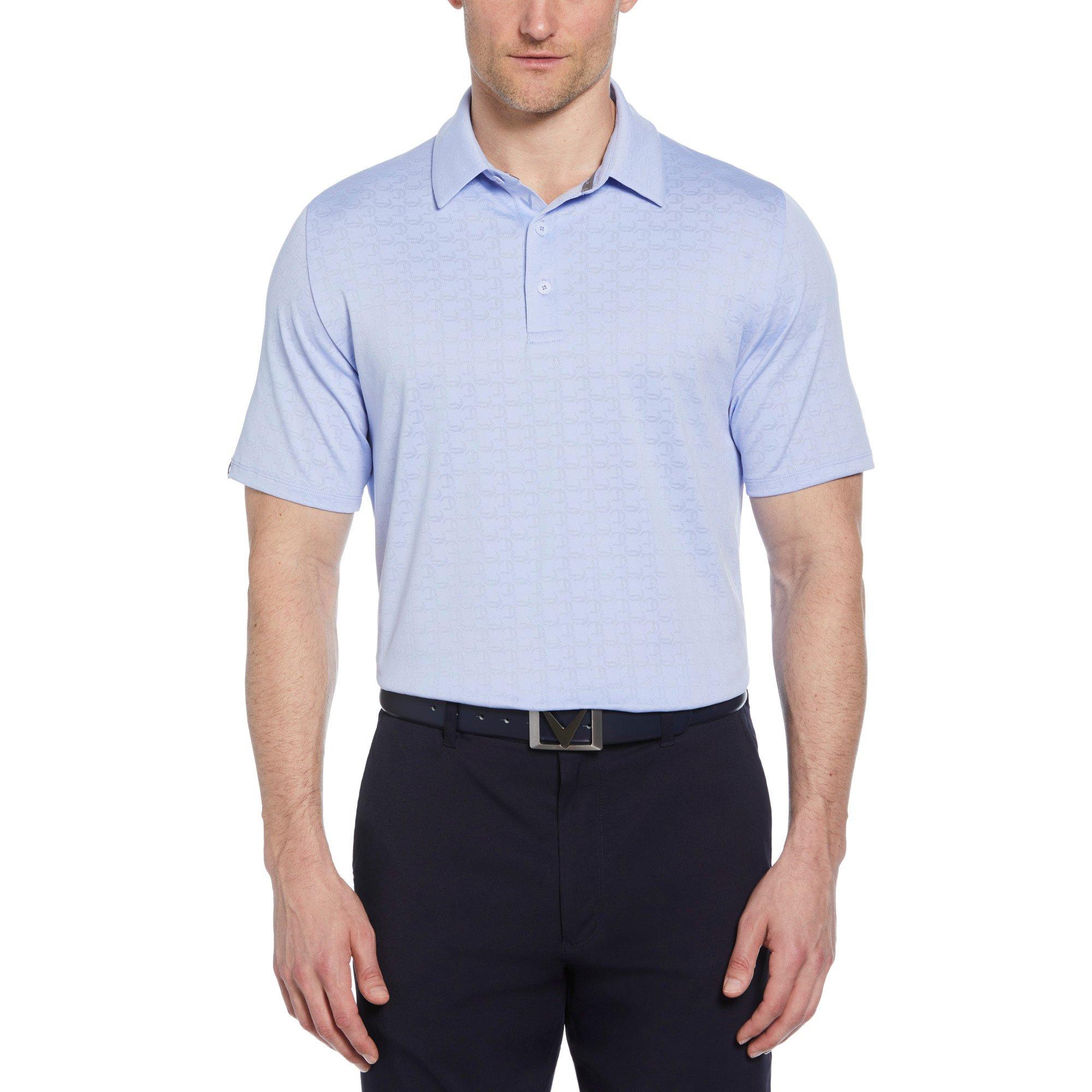 Men's C Jacquard Short Sleeve Polo