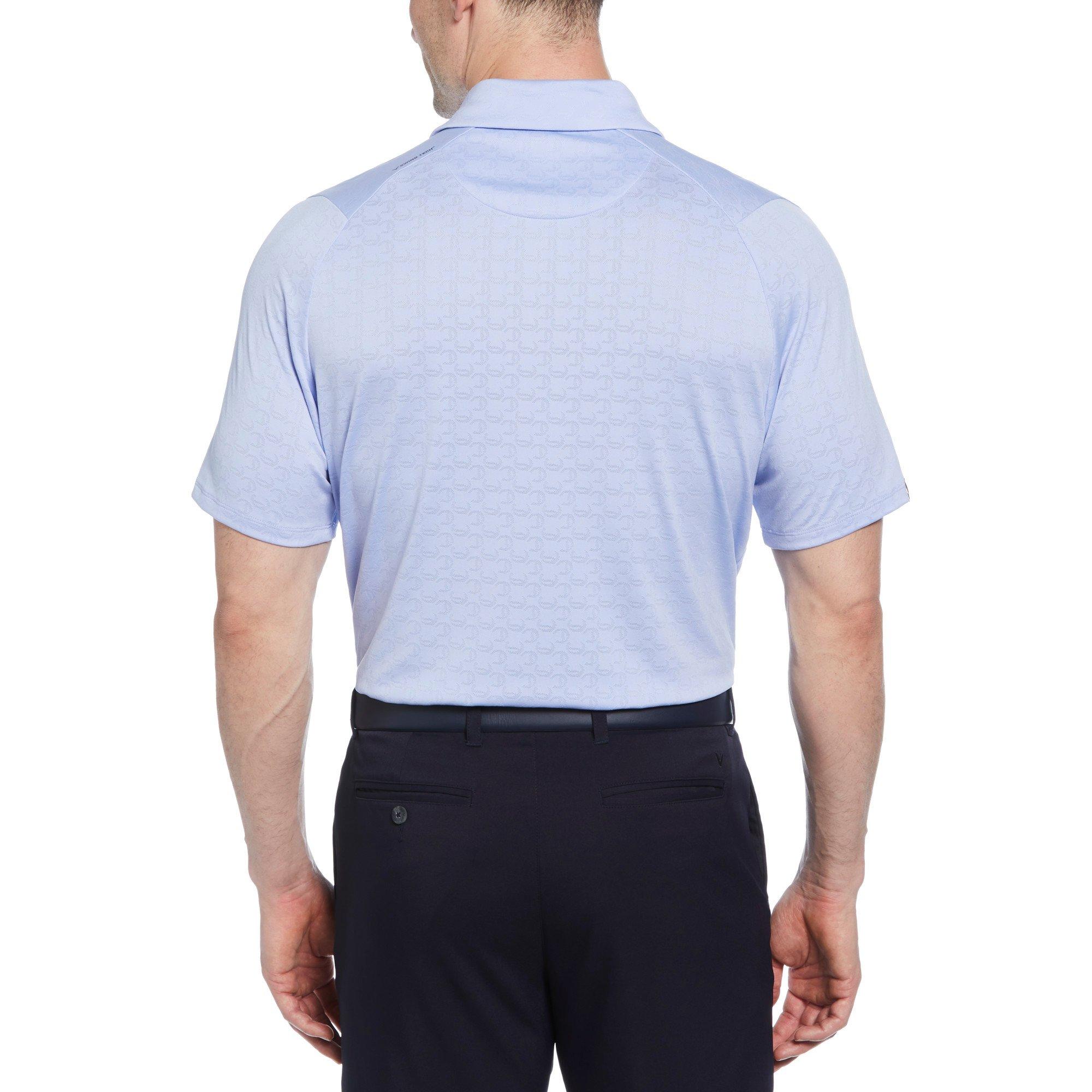 Men's C Jacquard Short Sleeve Polo