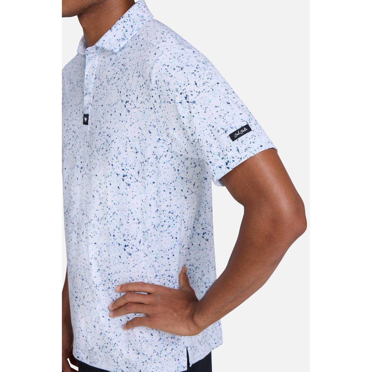 Men's Paint Splatter 3 Short Sleeve Polo