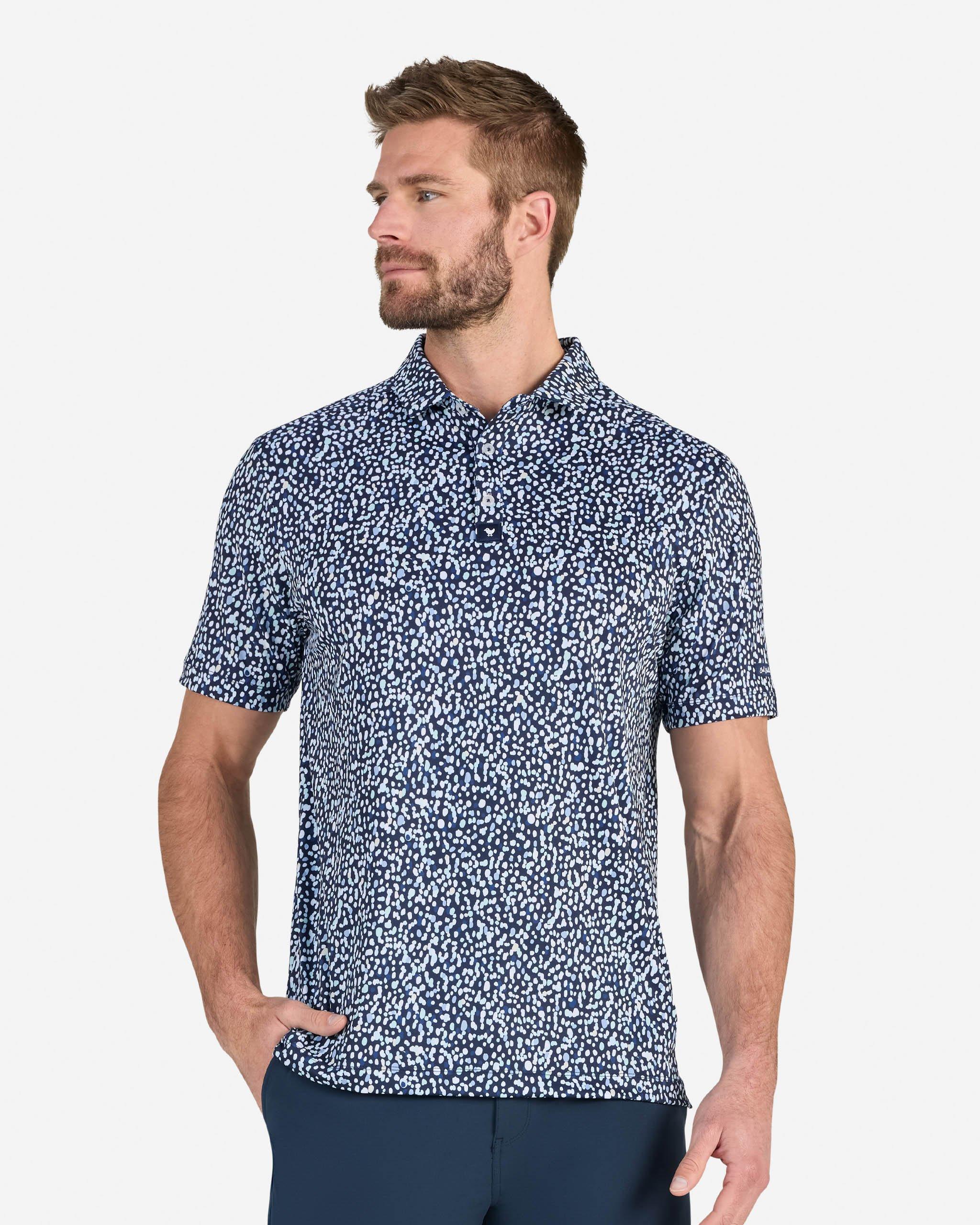 Men's Dripity Drip Remix Short Sleeve Polo