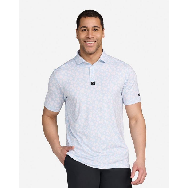 Men's Hazy Daisy Short Sleeve Polo