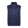 Men's Mix Media Quilted Panel Vest