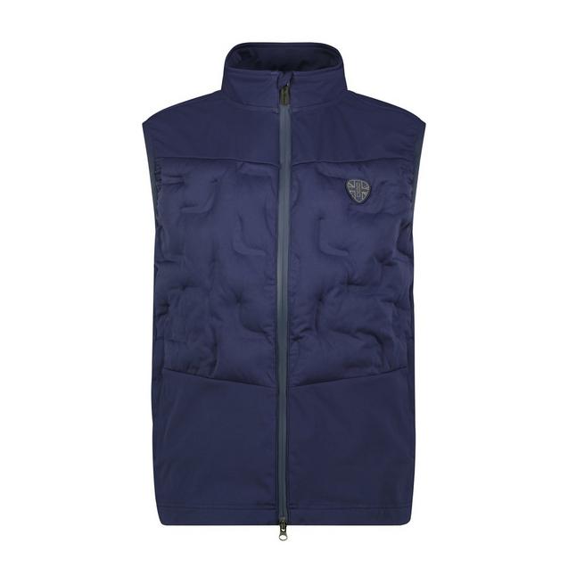 Men's Mix Media Quilted Panel Vest BEN SHERMAN
