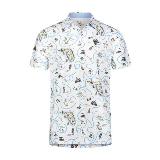 Men's Brighton to Amalfi Tech Jersey SF Short Sleeve Shirt BEN SHERMAN