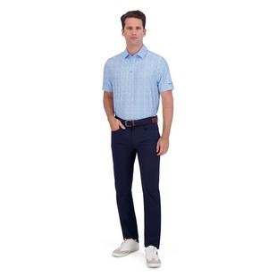 Chemise à manches courtes Watercolor Geo Tech Jersey SF pour hommes BEN SHERMAN