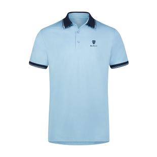 Chemise à manches courtes Checker Rib Tech Pique SF pour hommes BEN SHERMAN