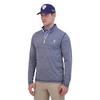 Chandail en tricot sans coutures à fermeture à glissière 1/4 pour hommes
