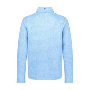 Men's Quilted Double-Knit Mix Media Pullover BEN SHERMAN