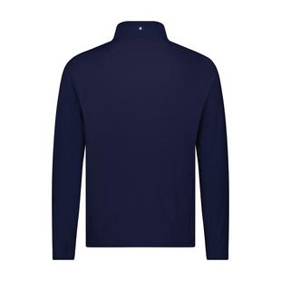 Men's Solid Pique 1/4 Zip Pullover BEN SHERMAN