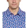 Men's Crab Novelty Print Short Sleeve Polo