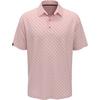 Men's Chev Twill Print Short Sleeve Polo