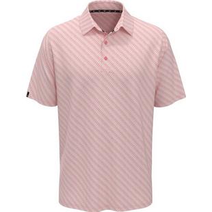 Men's Chev Twill Print Short Sleeve Polo CALLAWAY