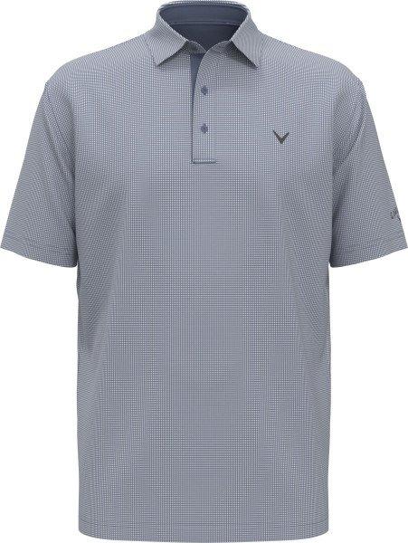 Men's Prospin Gingham Print Short Sleeve Polo
