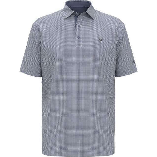 Men's Prospin Gingham Print Short Sleeve Polo CALLAWAY