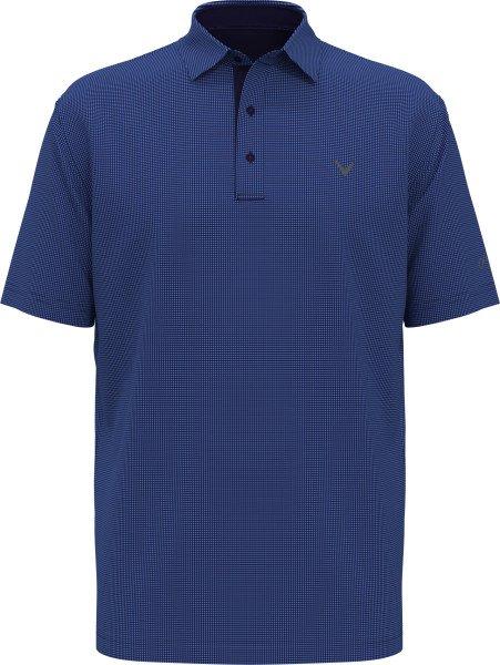 Men's Prospin Gingham Print Short Sleeve Polo