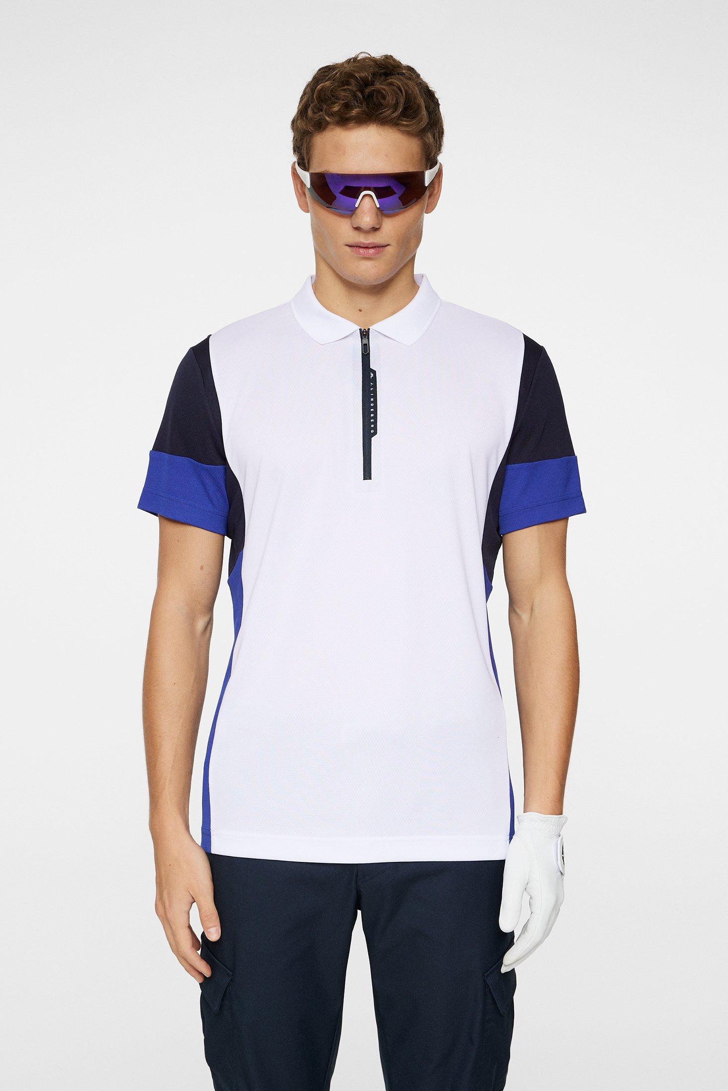 Men's Nero Zip Short Sleeve Polo