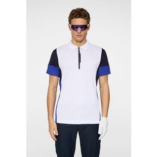 Men's Nero Zip Short Sleeve Polo J LINDEBERG