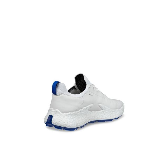 Men's BIOM H5 Spikeless Golf Shoe - White/Blue | ECCO | Golf Shoes
