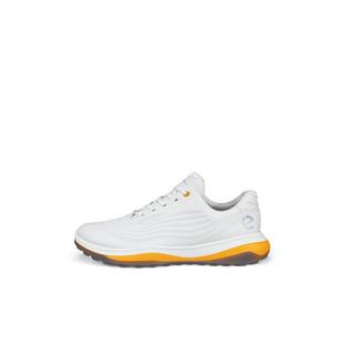Prior Generation - Men's Golf LT1 Spikeless Golf Shoe - White/Orange ECCO