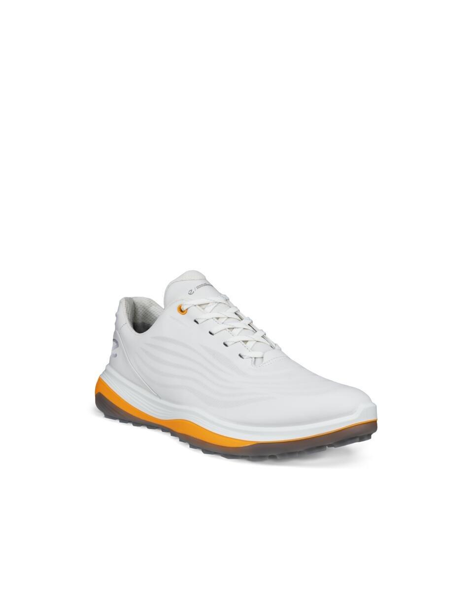 Men's Golf LT1 Spikeless Golf Shoe - White/Orange