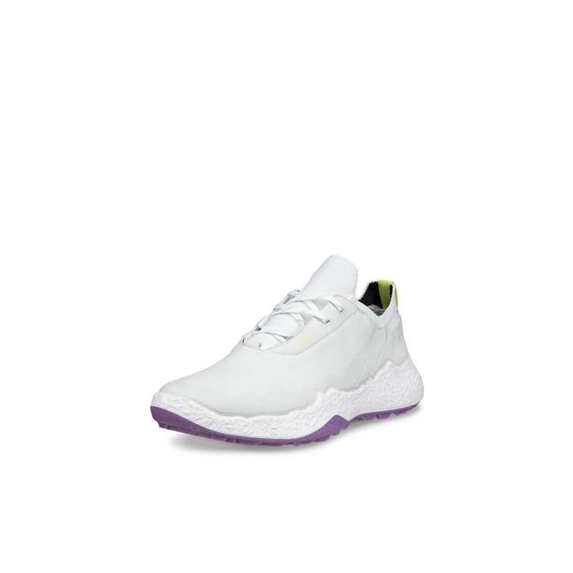 Women's BIOM H5 Spikeless Golf Shoe - White/Purple | ECCO | Golf