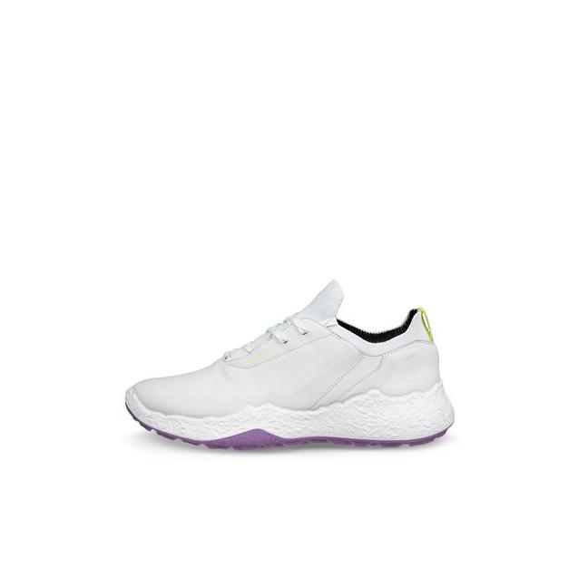 Women's BIOM H5 Spikeless Golf Shoe - White/Purple | ECCO | Golf