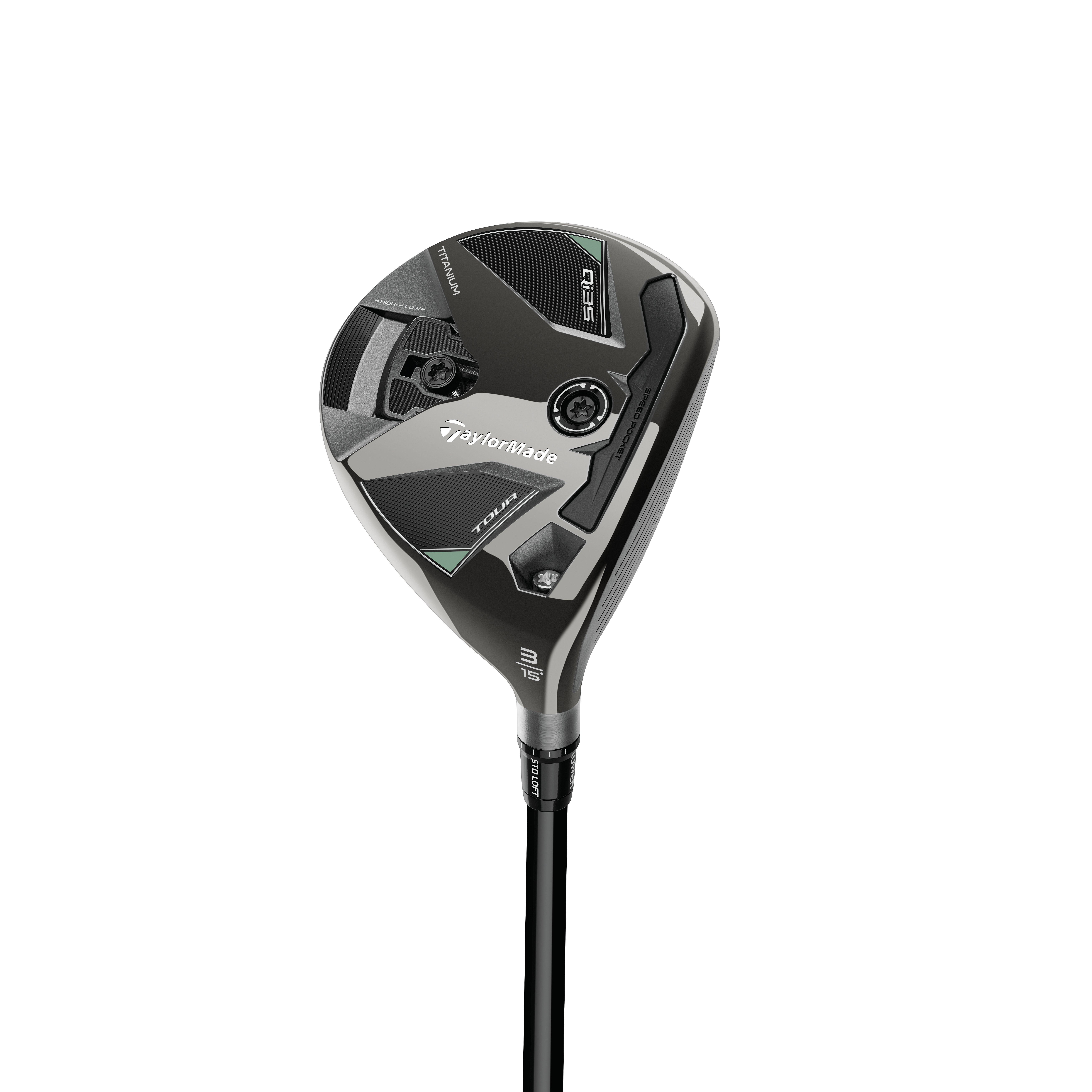クラブ QI35 3HL TaylorMade Golf Qi35 Fairway 15 Degree Stiff Right Handed