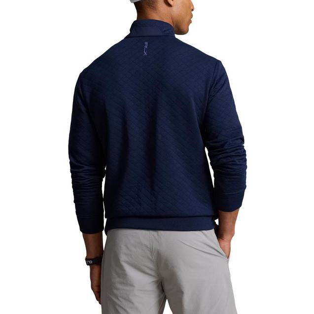 Men's Quilted Double Knit 1/4 Zip Pullover | RLX | Sweaters