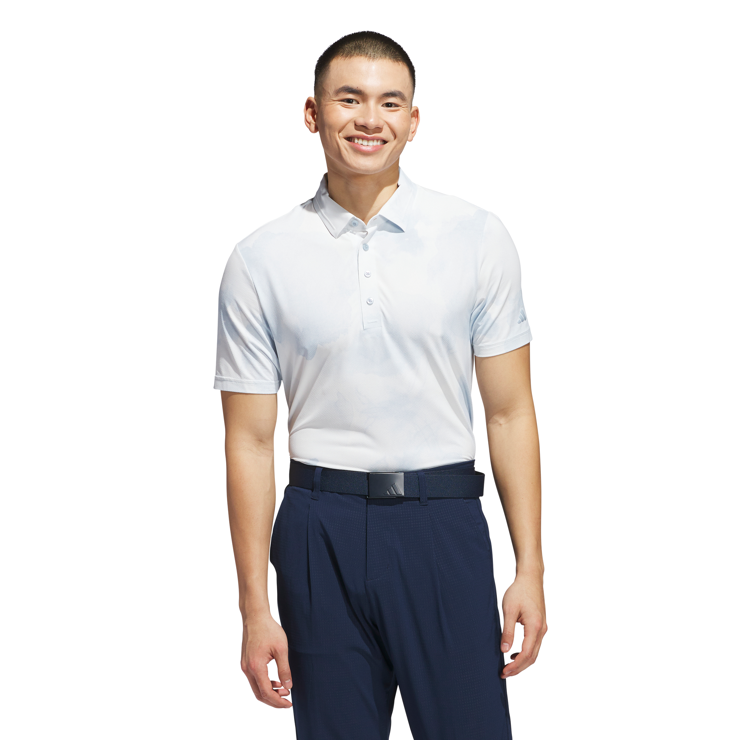 Men's Ultimate365 Printed Cool Feeling Tour Short Sleeve Polo