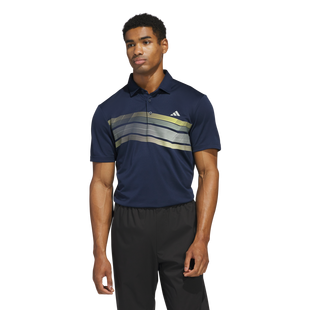 Polo &agrave; rayures Core Chest pour hommes ADIDAS