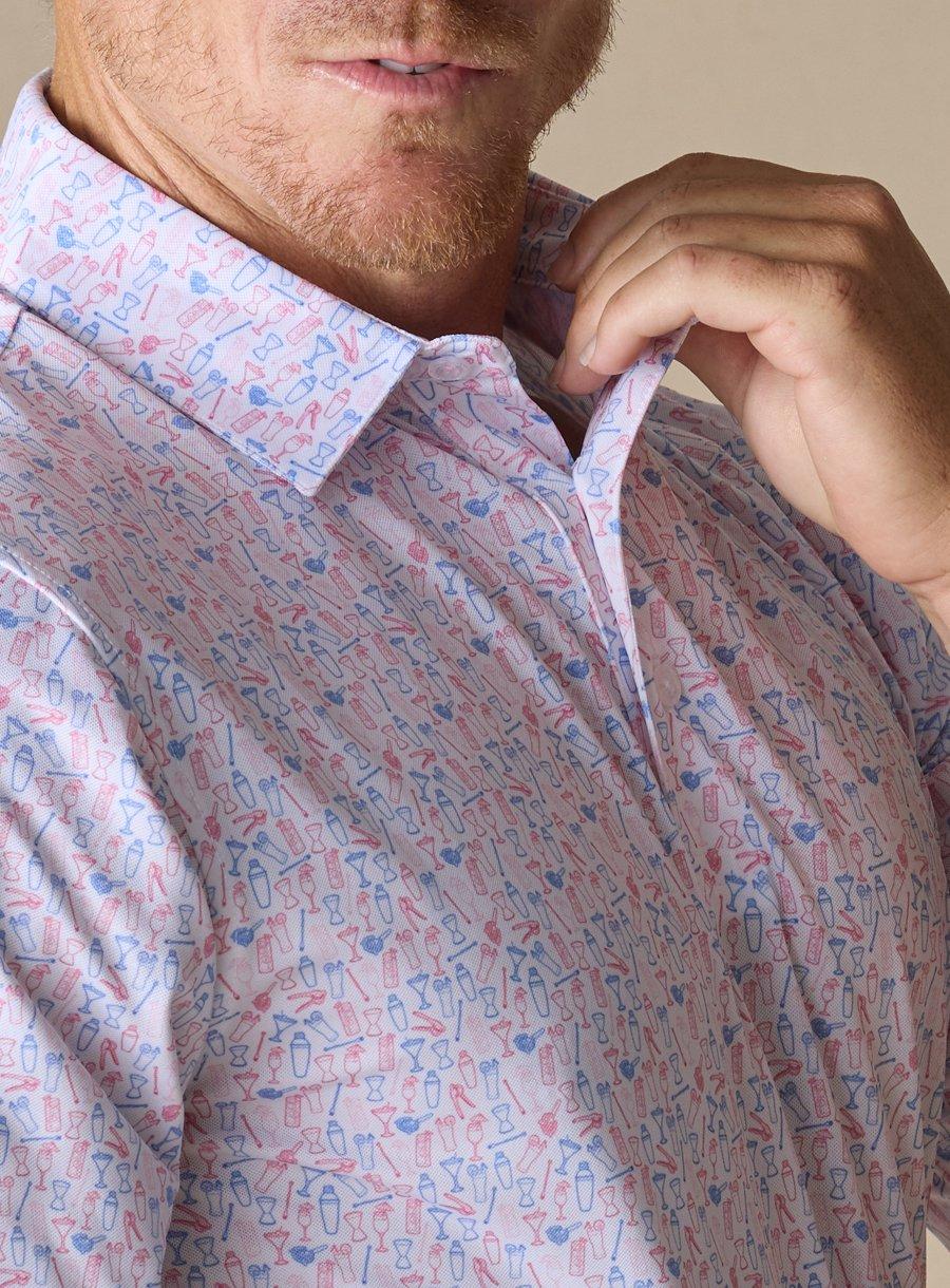 Men's Hey Bartender Short Sleeve Polo