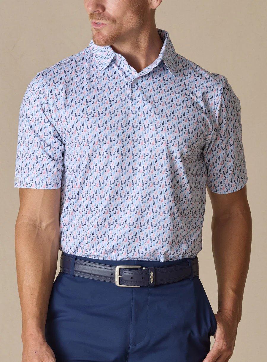 Men's Layline Short Sleeve Polo