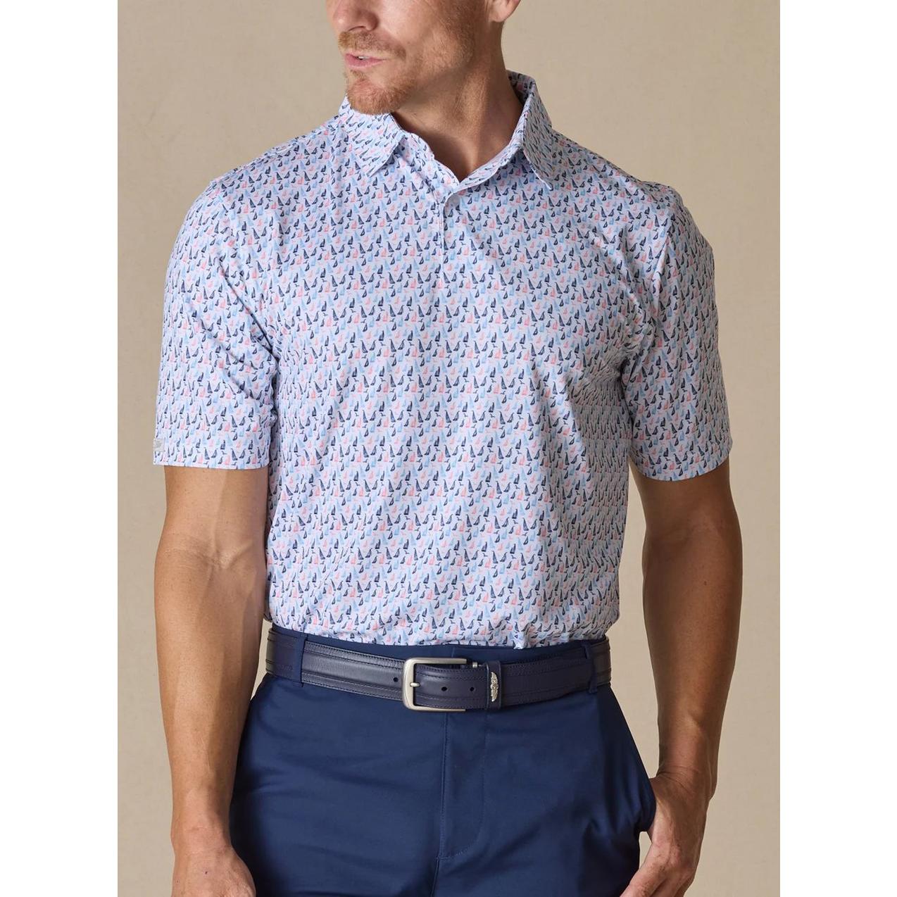 Men's Layline Short Sleeve Polo