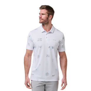 Men's Bauer x TravisMathew Snow Chance Short Sleeve Polo TRAVISMATHEW