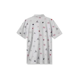 Men's Canada AOP Hockey Short Sleeve Polo TRAVISMATHEW