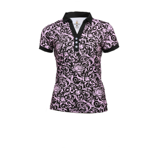 Women's Pink Stealth Short Sleeve Polo ROLO