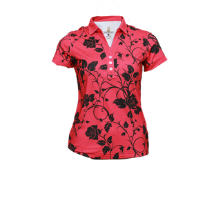 Women's Rose Garden Short Sleeve Polo ROLO