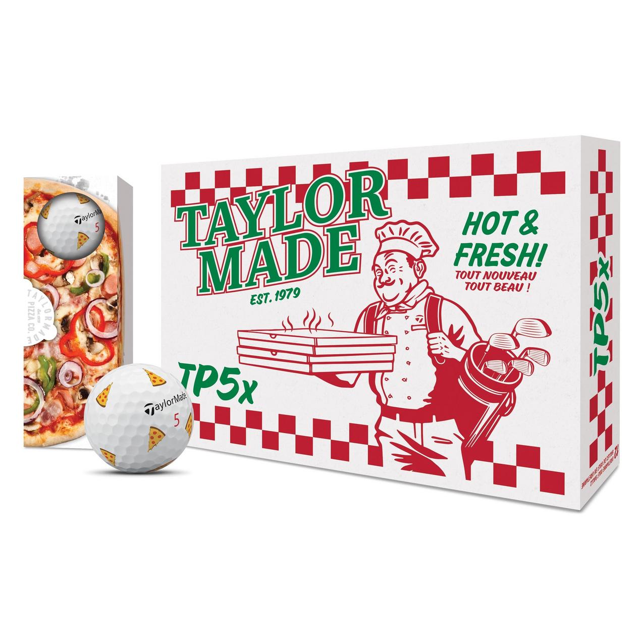 Limited Edition - TP5x pix Golf Balls - Pizza
