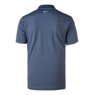 Polo ray&eacute; Dri-FIT Tour &agrave; manches courtes pour hommes NIKE
