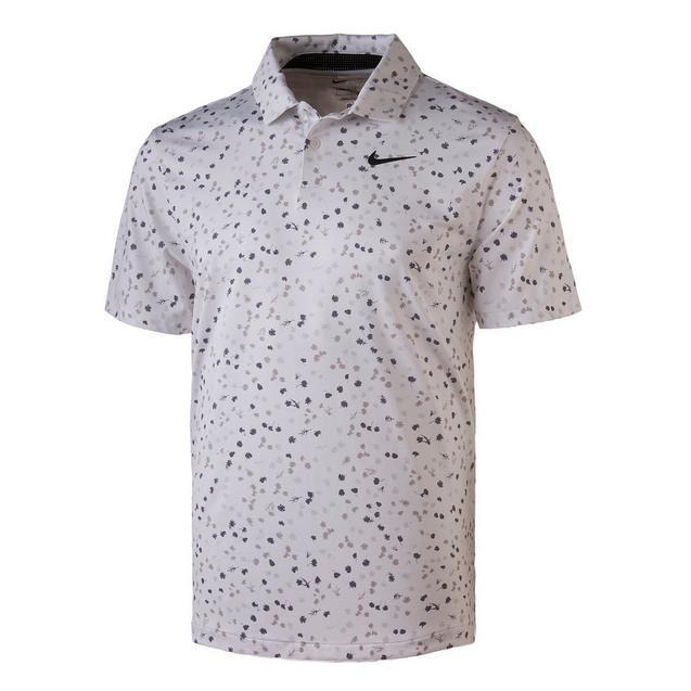 Men's Dri-FIT Tour Micro Floral Short Sleeve Polo NIKE