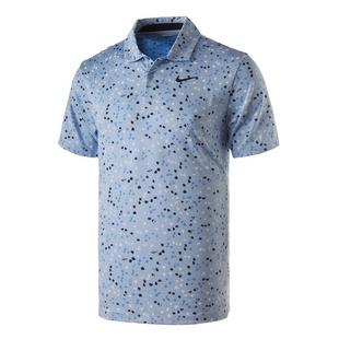 Men's Dri-FIT Tour Micro Floral Short Sleeve Polo NIKE