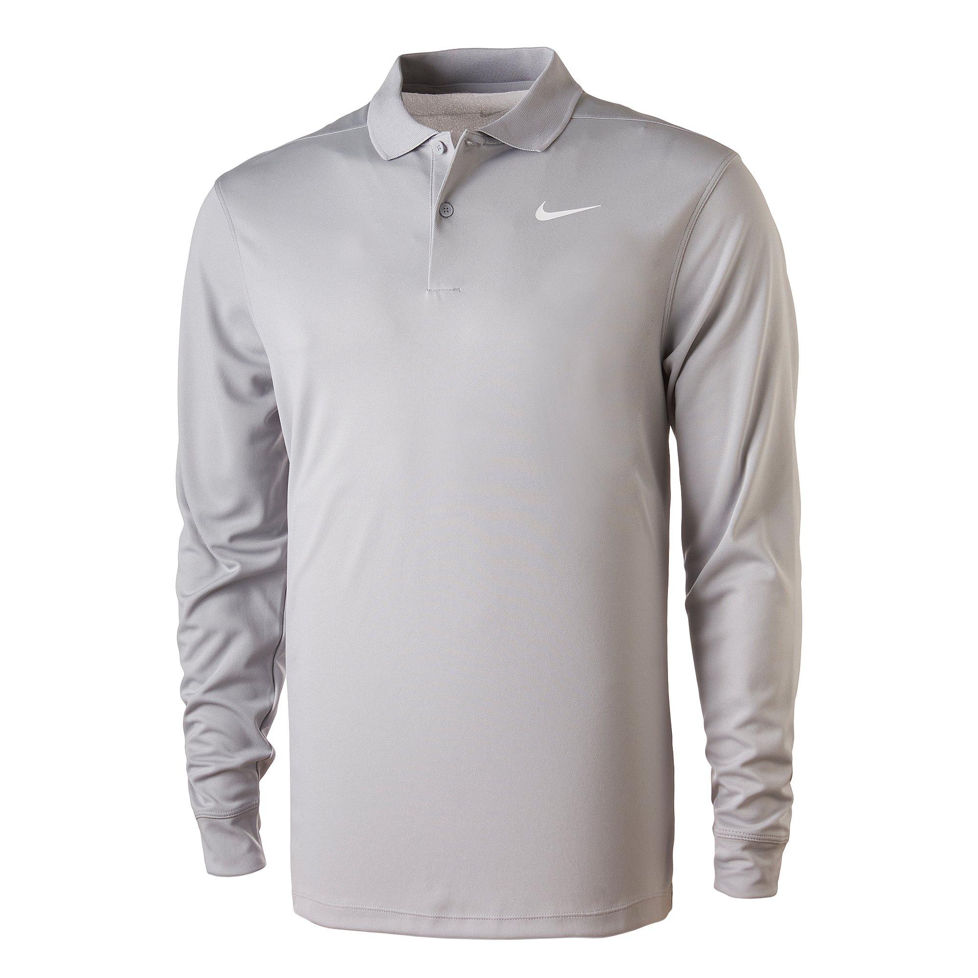 Men's DRI-FIT Victory Solid Long Sleeve Polo
