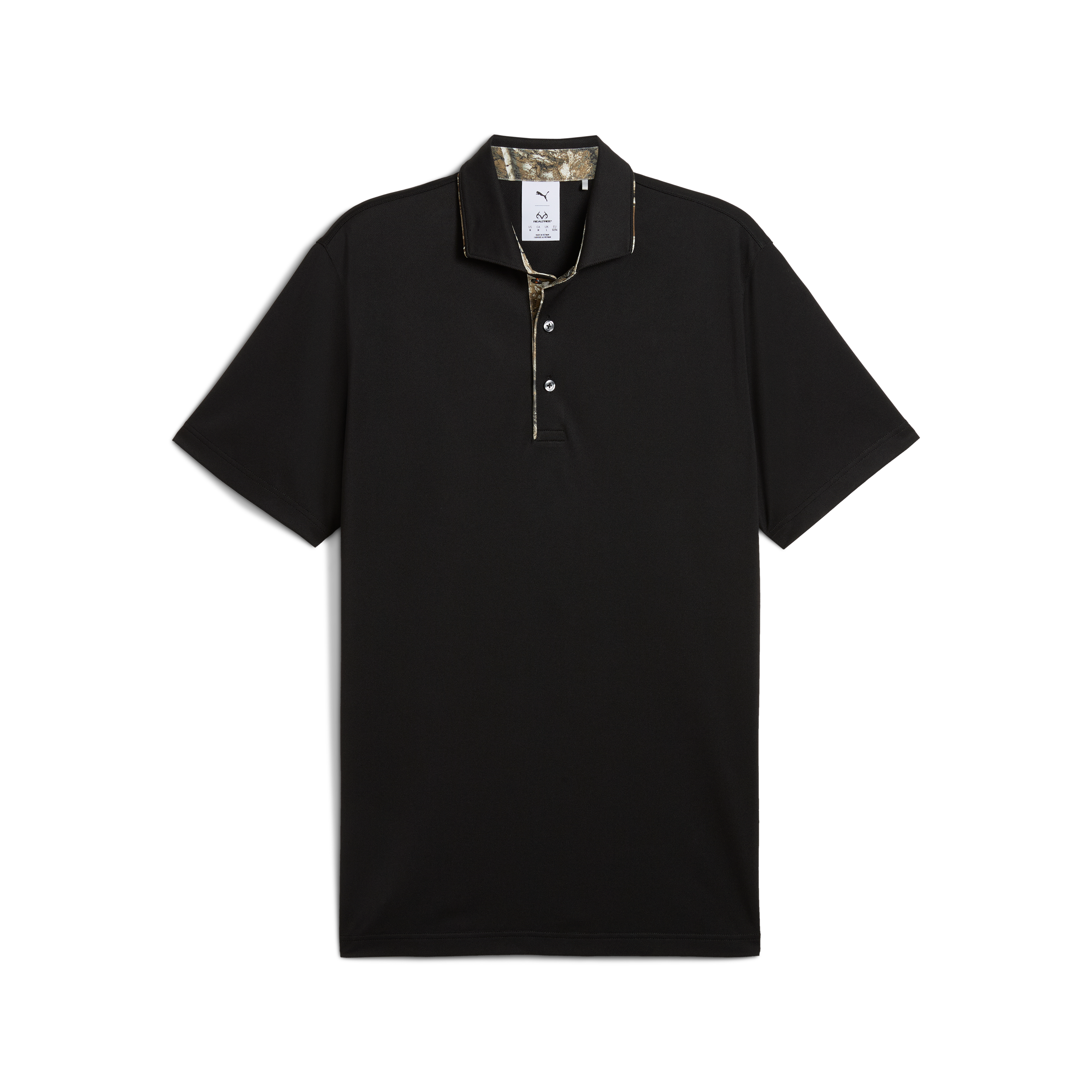 Men's Puma X Realtree Tipped Short Sleeve Polo