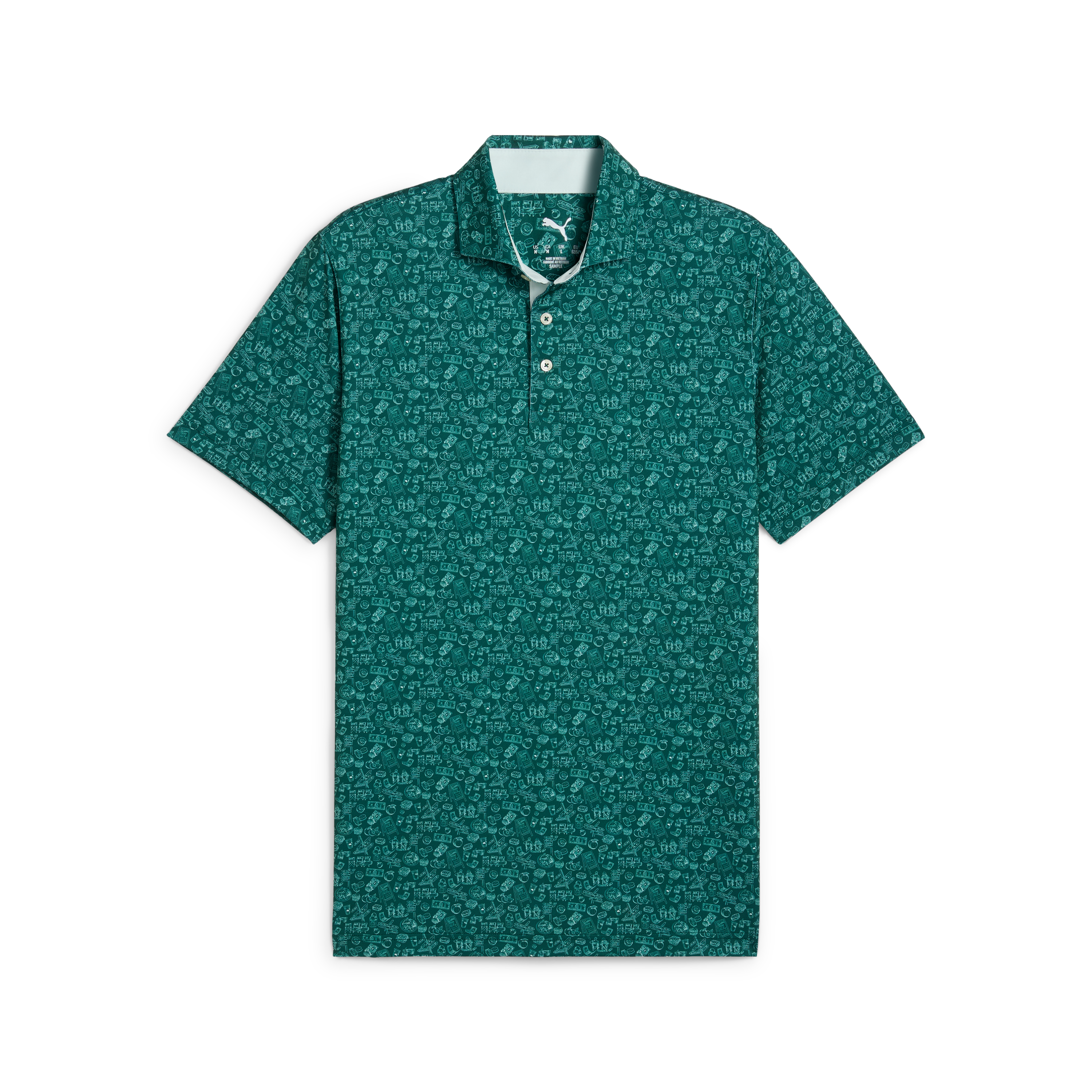 Men's MATTR Peach Stand Short Sleeve Polo